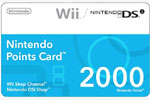 Nintendo Wii 2000 Points