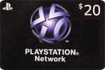 Playstation $20 Network Card