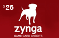 $25 Zynga Game Card